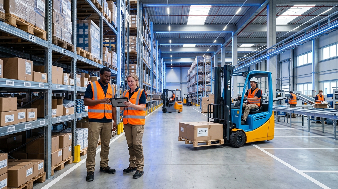 BILRAN Logistic Services warehouse team